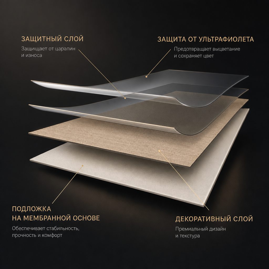 Слои бесшовных обоев MSD IDEAL HOME